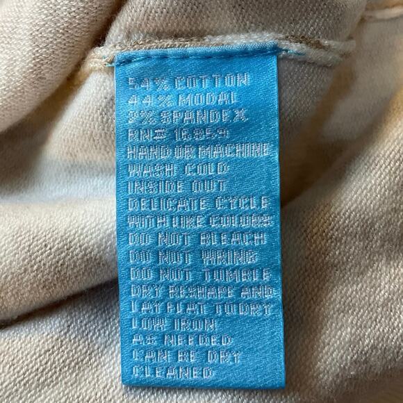 J. McLaughlin Crew Neck Modal Blend Sweater Size M Neutral Animal Print - Picture 6 of 8